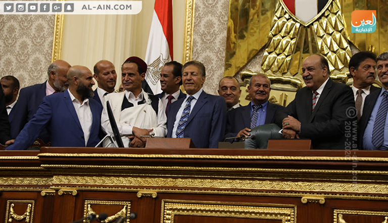 وفد النواب الليبي بالبرلمان المصري