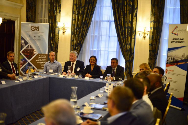 لقاء وزيرة الاستثمار المصرية وعدد من الشركات البريطانية خلال زيارتها إلي لندن