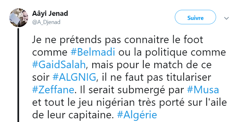 زفان وجماهير الجزائر