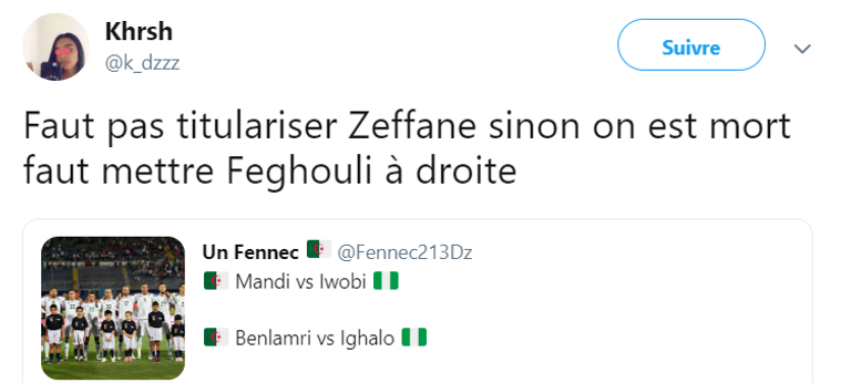 زفان وجماهير الجزائر