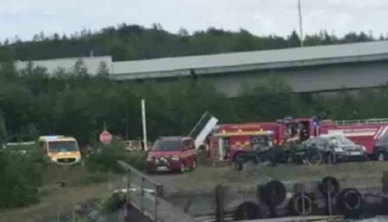 الطائرة تحطمت شمالي السويد