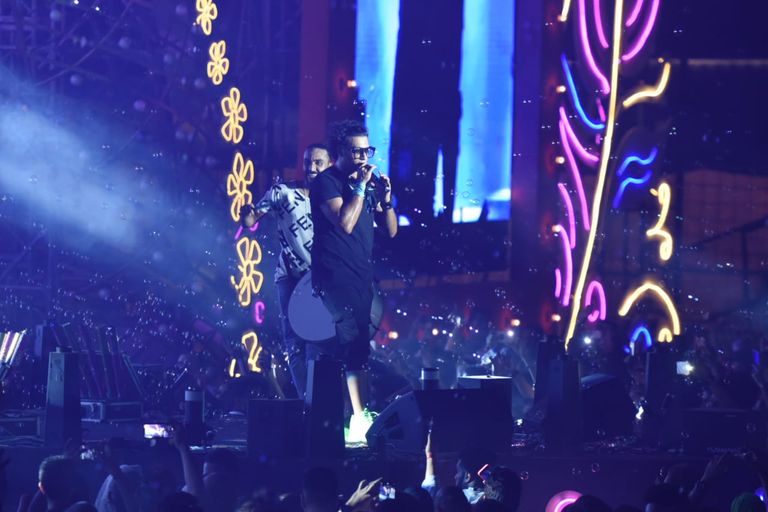 جانب من الحفل على مسرح "درة العروس"