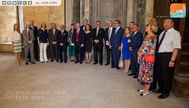 جانب من افتتاح متحف نجيب محفوظ بالقاهرة