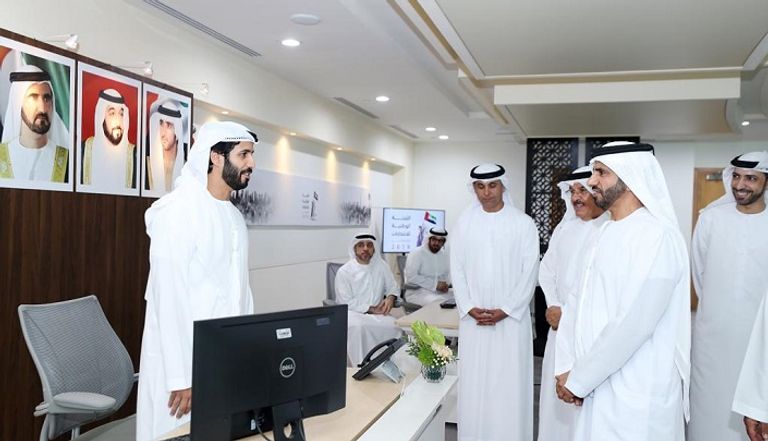 أحمد محمد بن حميدان خلال الجولة التفقدية