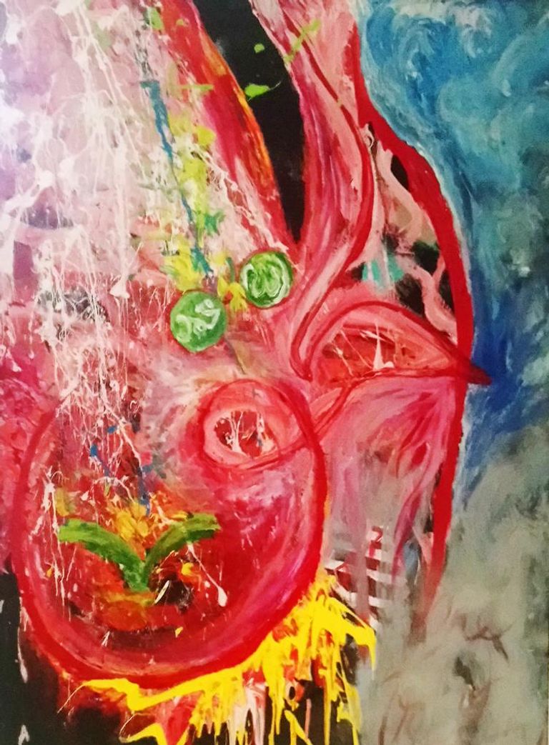 الفنان التشكيلي الهندي إسلام نور