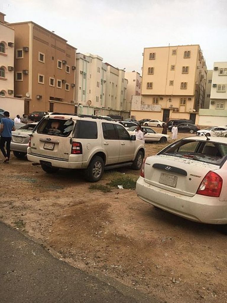 حطام طائرة حوثية بدون طيار - أرشيفية