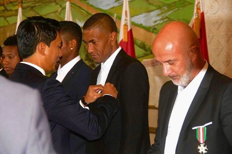 رئيس مدغشقر من التكريم