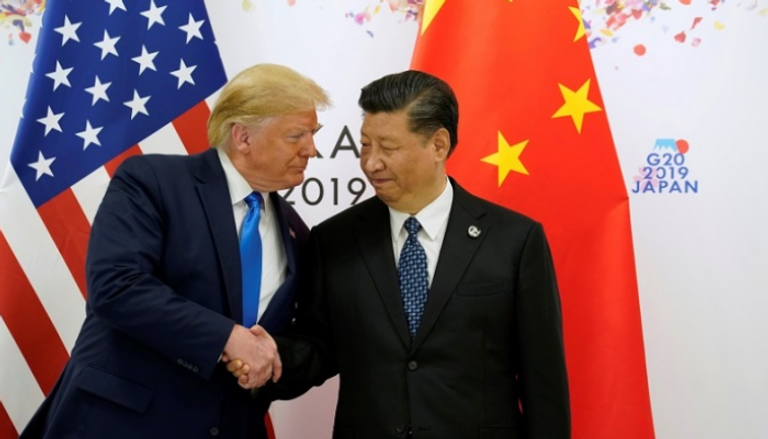 الرئيس الصيني ونظيره الأمريكي في قمة العشرين باليابان