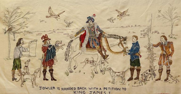 نسيج مصنوع يدوياً يجسد 64 مليون عام من تاريخ مدينة رويستون