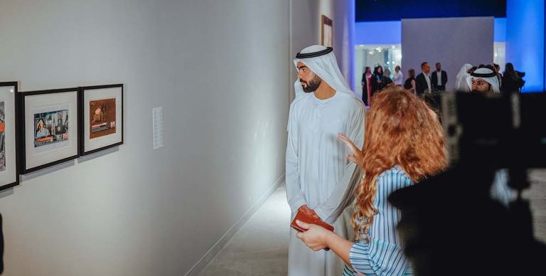 افتتاح معرض "الفن والمدينة" في منارة السعديات بأبوظبي