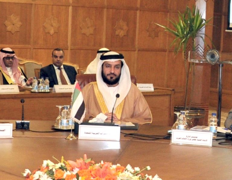 جانب من اجتماع المكتب التنفيذي لمجلس وزراء الإعلام العرب