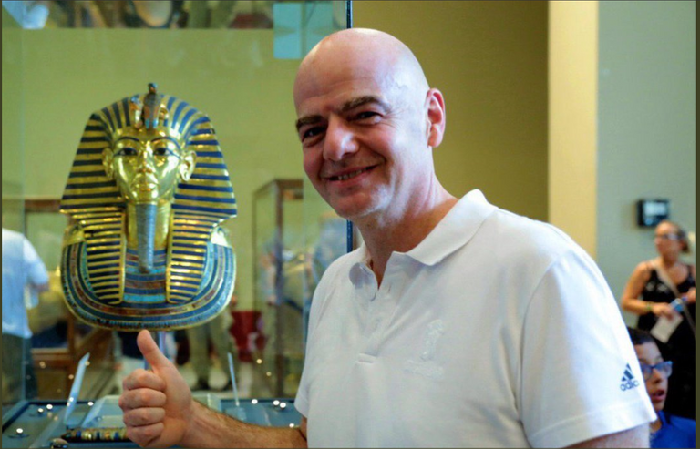 زيارة إنفانتينو للمتحف المصري