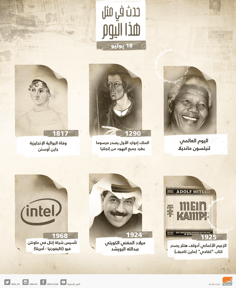 حدث في يوم 18 يوليو