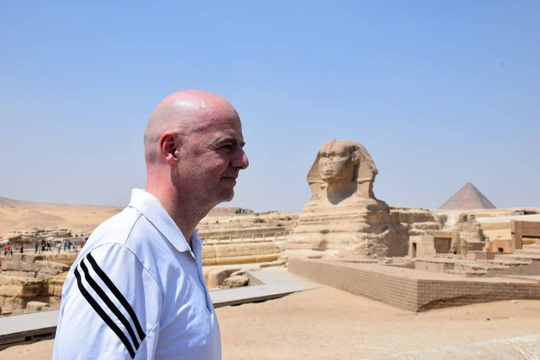 جياني إنفانتينو رئيس الاتحاد الدولي لكرة القدم "فيفا" جياني إنفانتينو