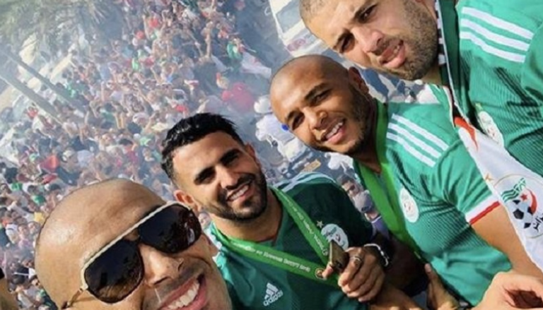 لاعبو المنتخب الجزائري
