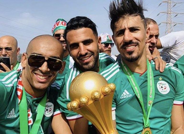 لاعبو المنتخب الجزائري