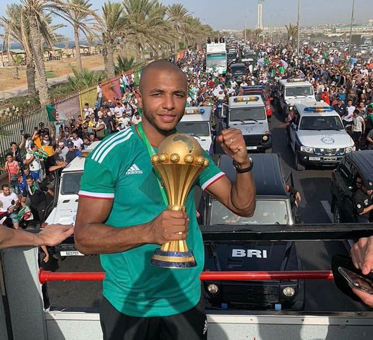 لاعبو المنتخب الجزائري