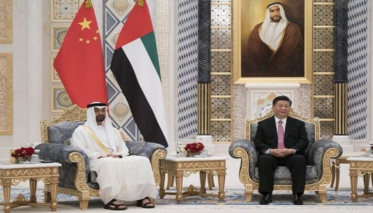 الشيخ محمد بن زايد يستقبل الرئيس الصيني في الإمارات- أرشيفية