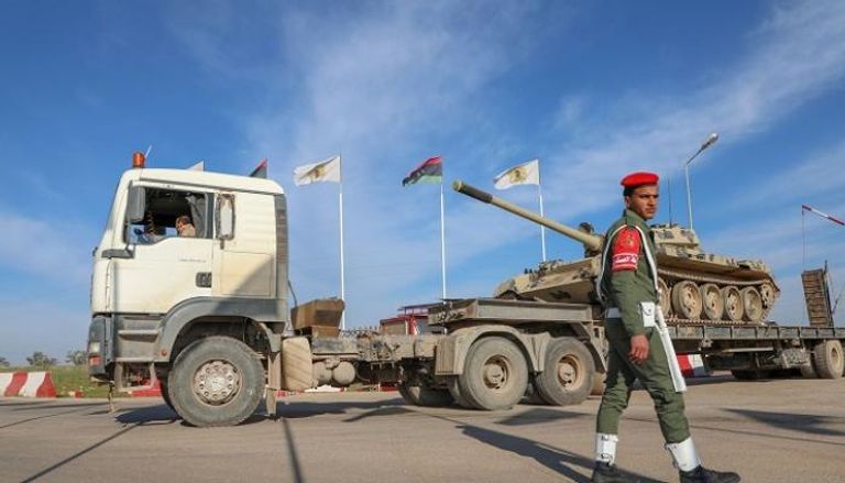 آليات تابعة للجيش الوطني الليبي- أرشيفية