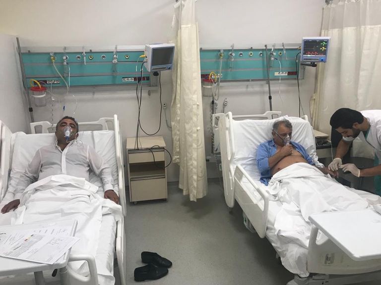 جانب من فض المظاهرة بإسطنبول