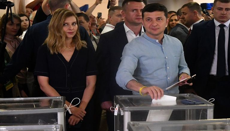 الرئيس الأوكراني فولوديمير زيلينسكي