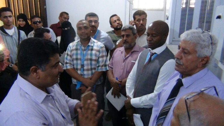 طفل يمني مصاب بالكوليرا