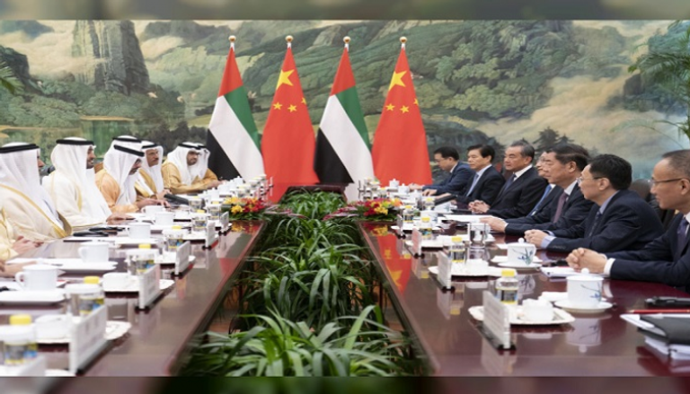 جانب من زيارة ولي عهد أبوظبي للصين