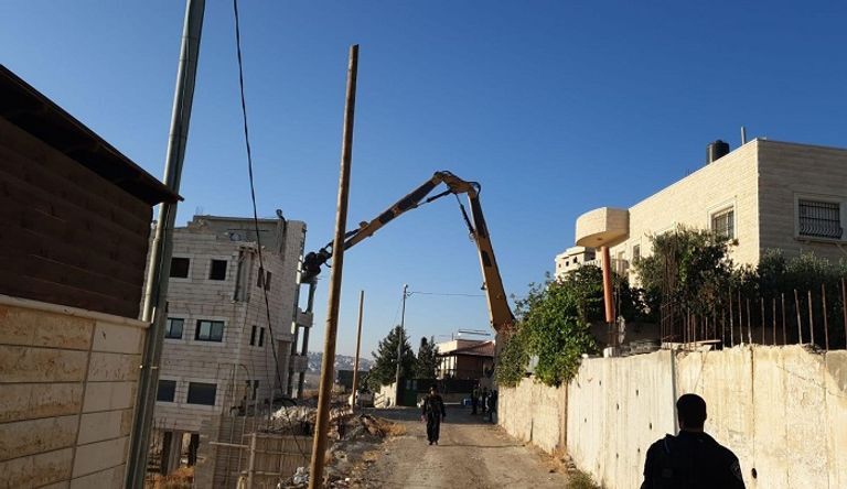 أعمال الهدم اليوم