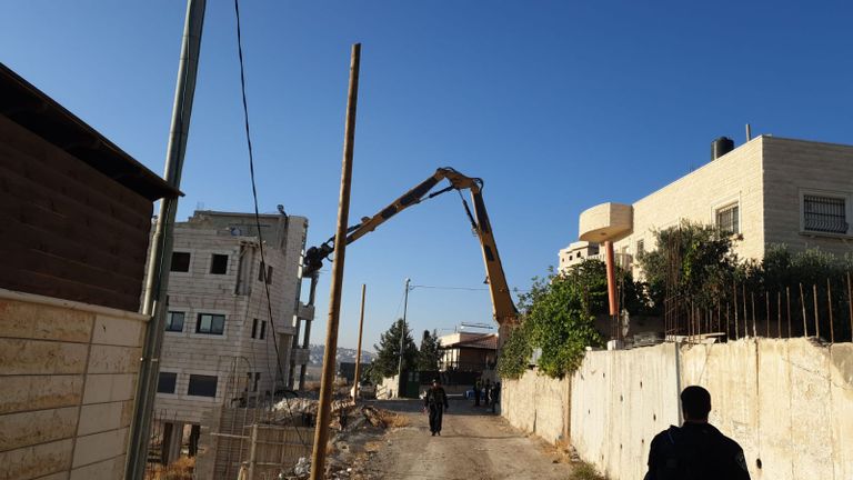 عمليات الهدم الإسرائيلية لمنازل الفلسطينيين