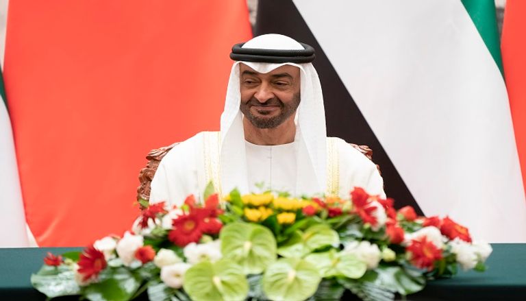 ولي عهد الإمارات والرئيس الصيني شهدا مراسم التوقيع