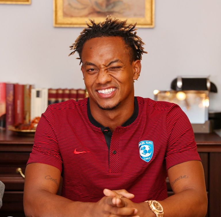 كاريلو وفهد بن نافل رئيس الهلال السعودي