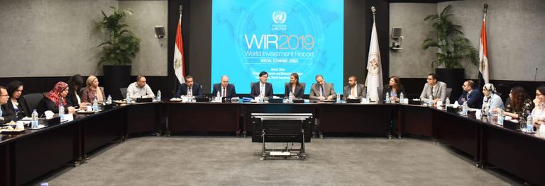 لقاء مسؤول "الأونكتاد" ووزيرة الاستثمار المصرية
