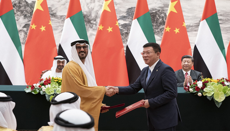 توقيع مذكرة تفاهم بين الجانبين الإماراتي والصيني