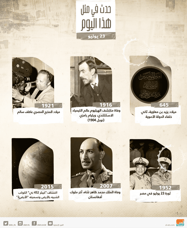 حدث في يوم 23 يوليو