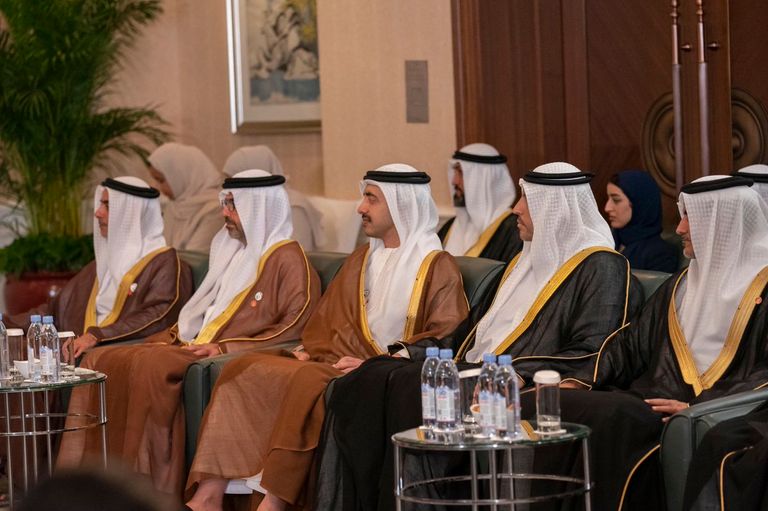 الشيخ محمد بن زايد آل نهيان ونائب الرئيس الصيني