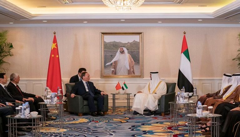 الشيخ محمد بن زايد آل نهيان ونائب الرئيس الصيني