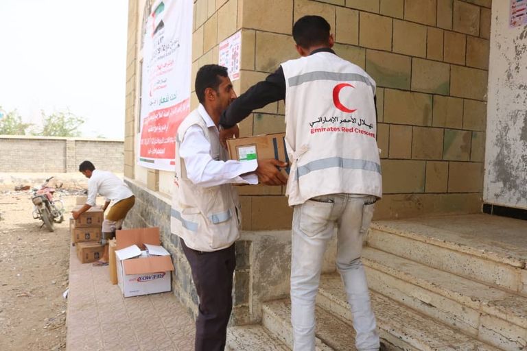حملة مكافحة الكوليرا  في "موزع" اليمنية