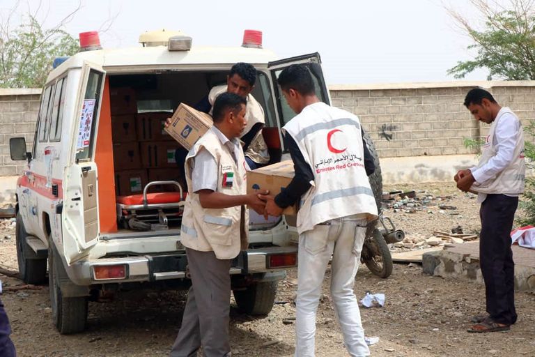 حملة مكافحة الكوليرا  في "موزع" اليمنية