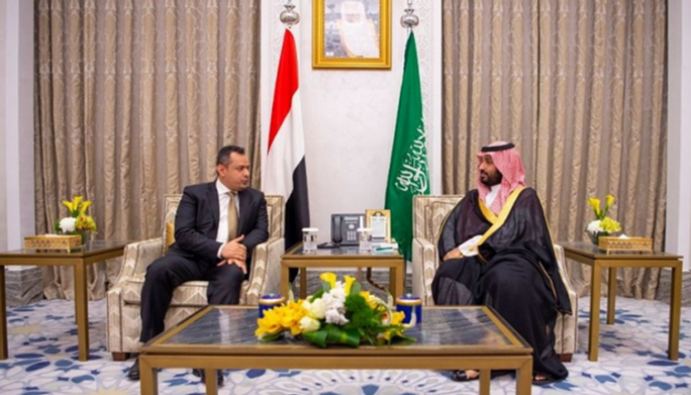 الأمير محمد بن سلمان بن عبدالعزيز ورئيس الوزراء اليمني