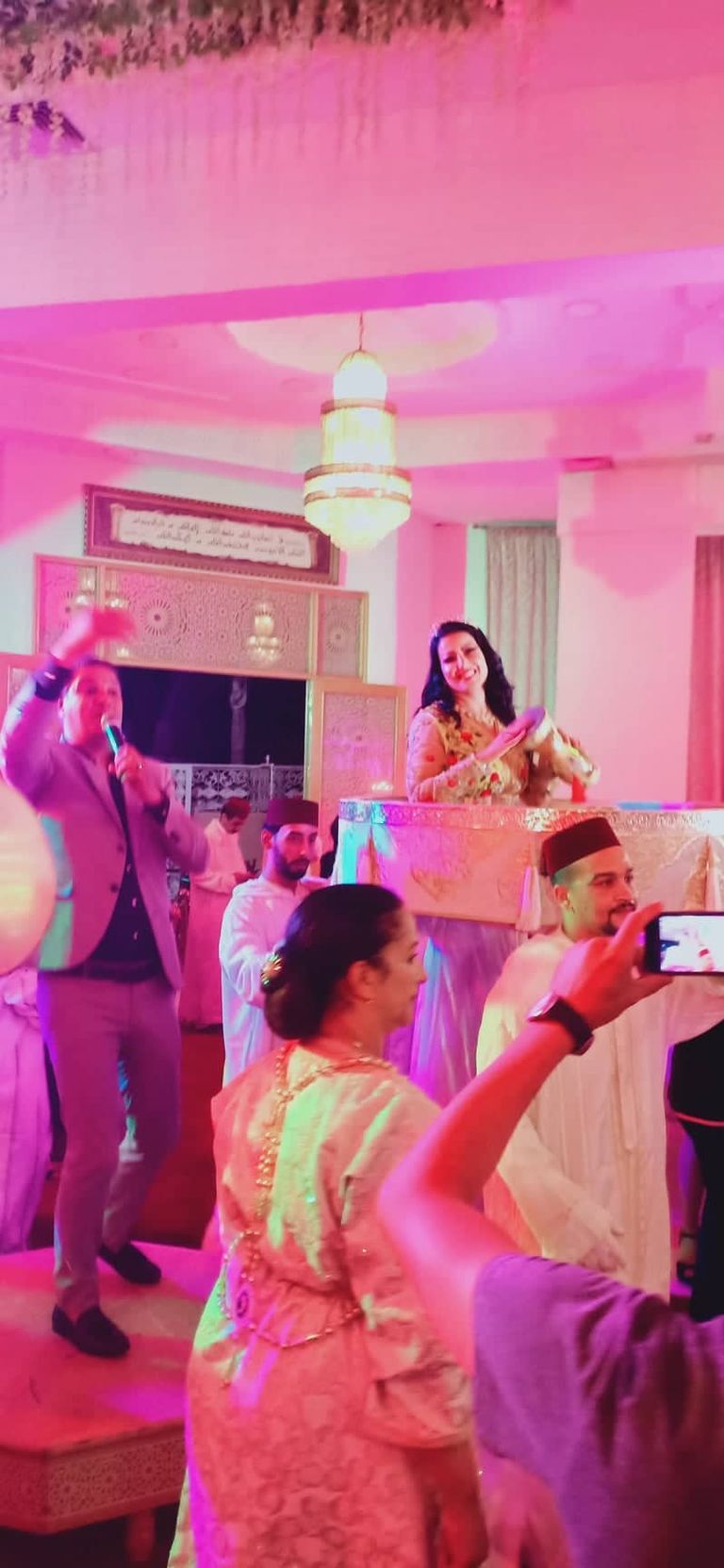 زفة سمية الخشاب في المغرب