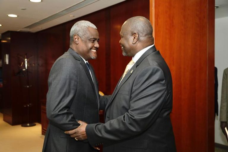 رئيس مفوضية الاتحاد الأفريقي موسى فكي