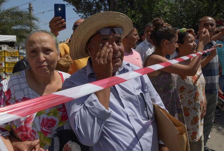 مراسم نقل  جثمان السبسي من المستشفى العسكري لقصر قرطاج