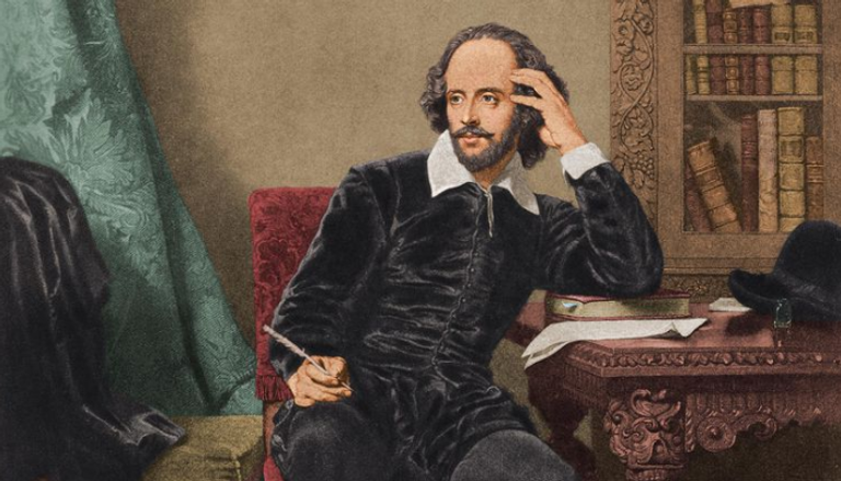رسم للمسرحي والشاعر الإنجليزي ويليام شكسبير
