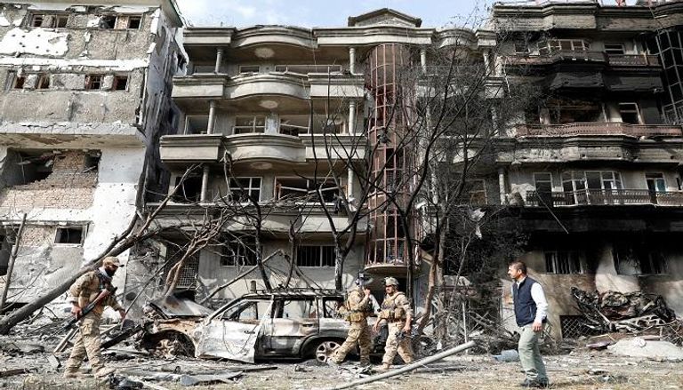 موقع تفجير كابول