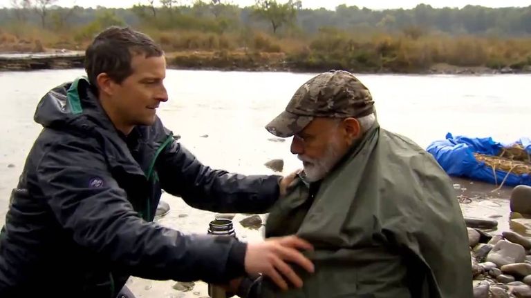 رئيس الوزراء الهندي في مواجهة البرية