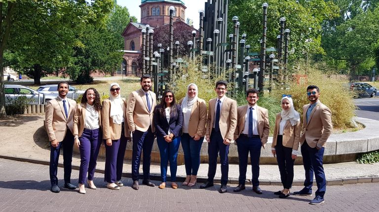 فريق "إناكتس- جامعة 6 أكتوبر"