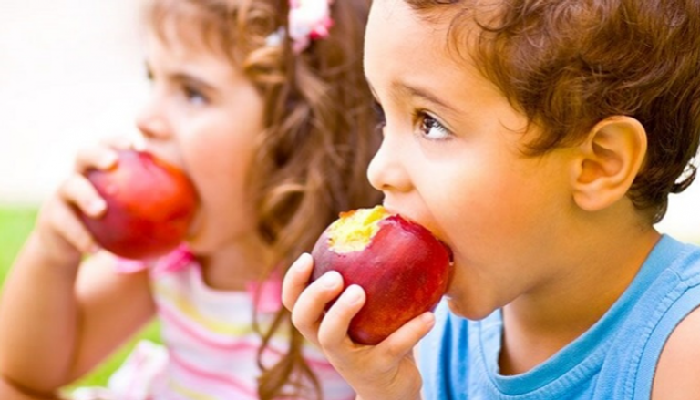 18.9 ٪ من إجمالي الفاكهة التي يتناولها الأطفال هي من التفاح - أرشيفية