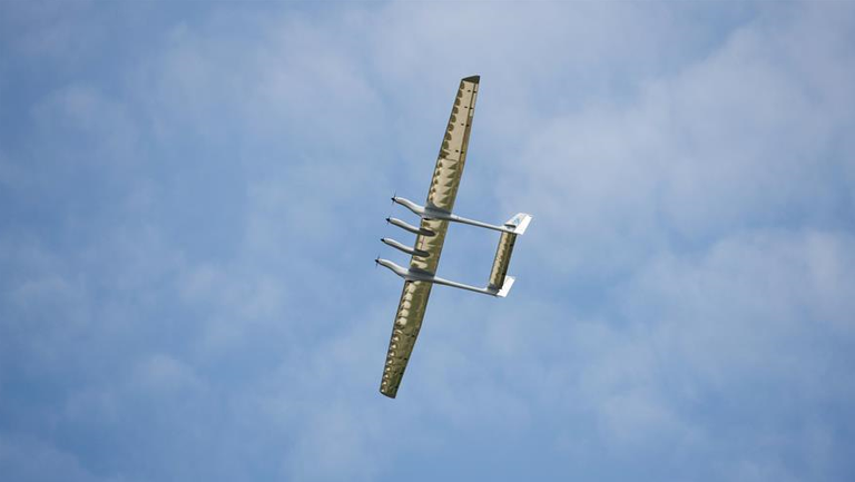 طائرة دون طيار تعمل بالطاقة الشمسية في الصين