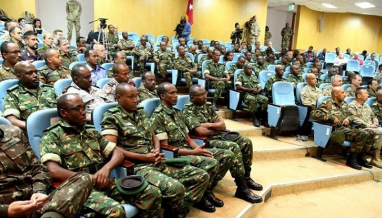 قوات الجيشين الإثيوبي والأمريكي المشاركة في التدريبات