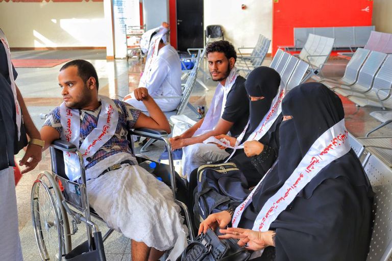 بمنحة من محمد بن زايد ..دفعة جديدة من حجاج اليمن